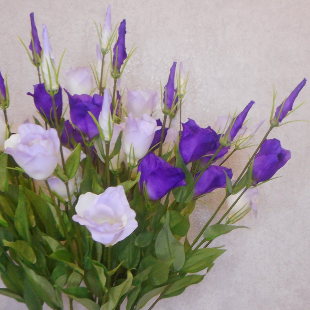 Artificial Lisianthus Purple 80cm Artificial Flowers
